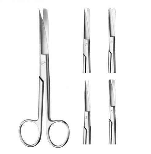Operating Scissors- Sharp/Sharp- 4 1/2 Straight