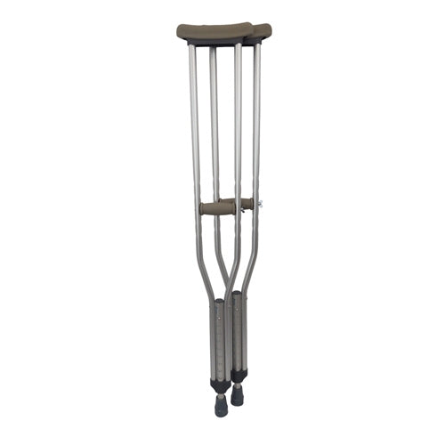 WALK WITH ME Aluminum Adjustble Crutches - Adult Pr