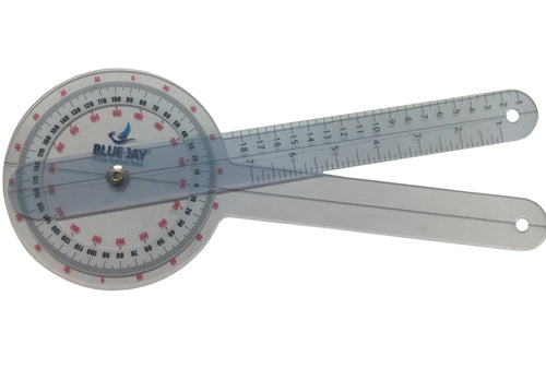 Take A Range Check Plastic 12  Goniometer 360 Deg